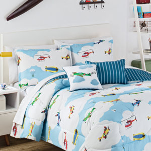 In The Clouds 3 Piece Reversible Comforter Set
