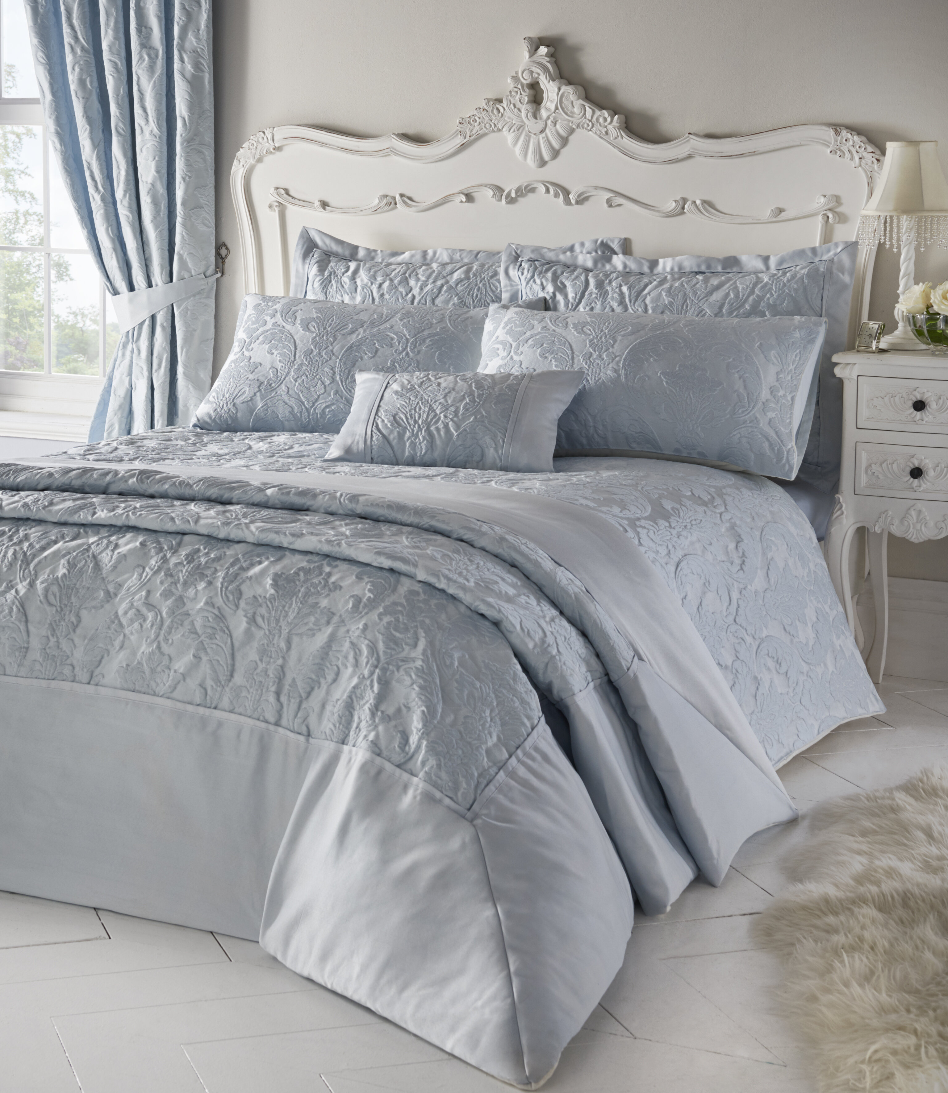 textured jacquard duvet cover