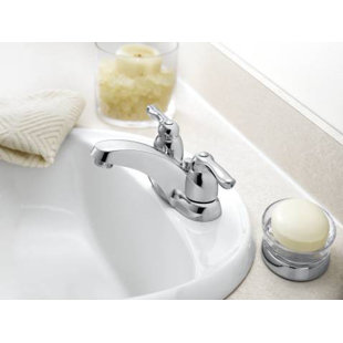 Go to store & view more images Moen Chateau Centerset Low Arc Bathroom Faucet