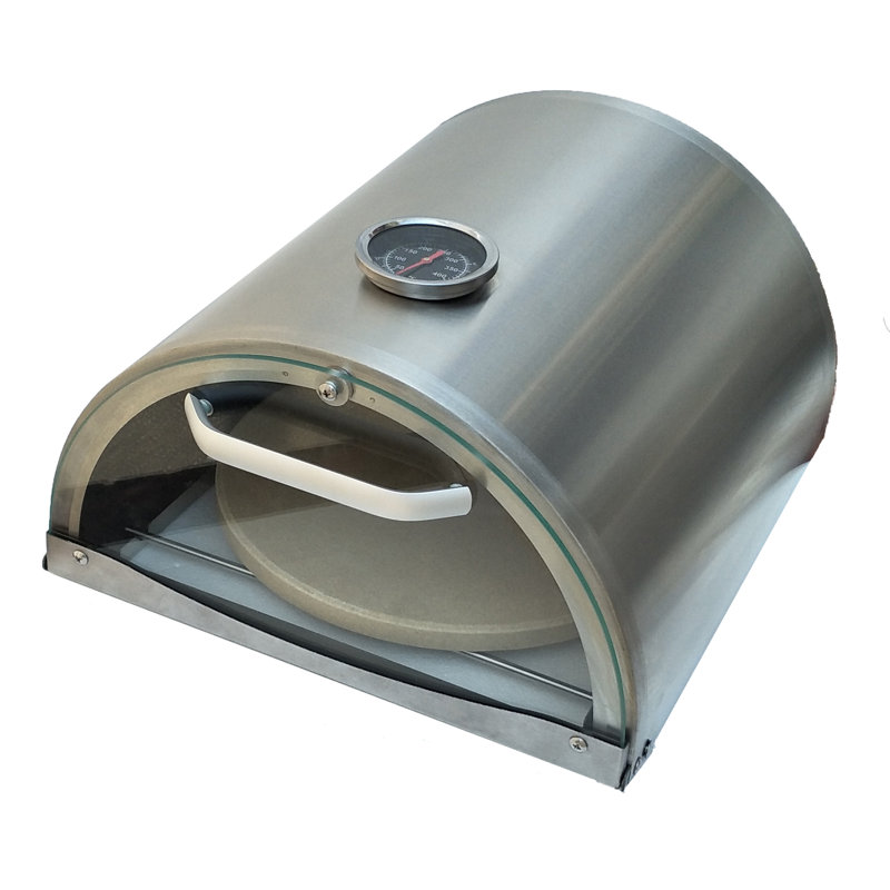 Mont Alpi Stainless Steel Countertop Natural Gas Pizza Oven In Silver Reviews Wayfair