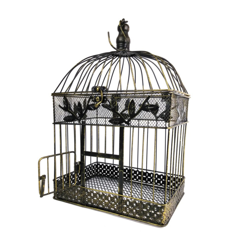 One Allium Way Rudy Large Decorative Bird Cage Wayfair