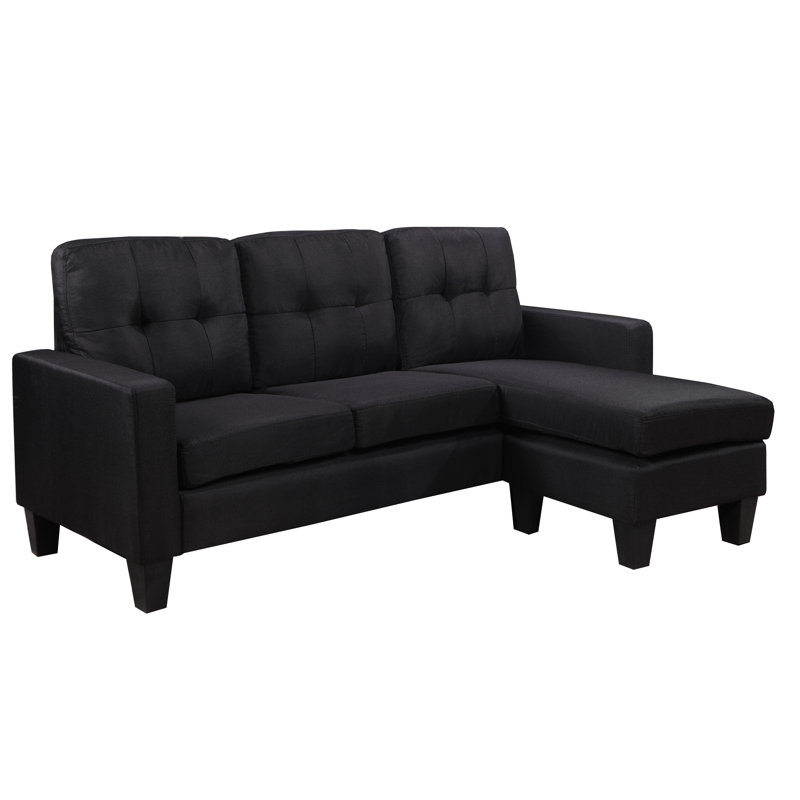 Latitude Run Ruddock 72 Reversible Sofa Chaise With Ottoman Reviews