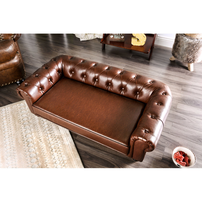 chesterfield style dog bed