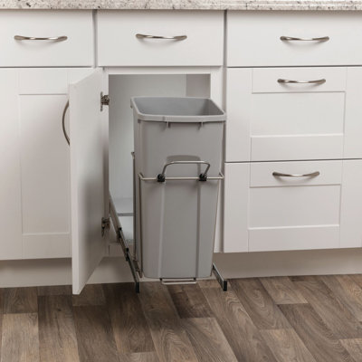 Real Solutions 29 Quart Pull Out Trash Can