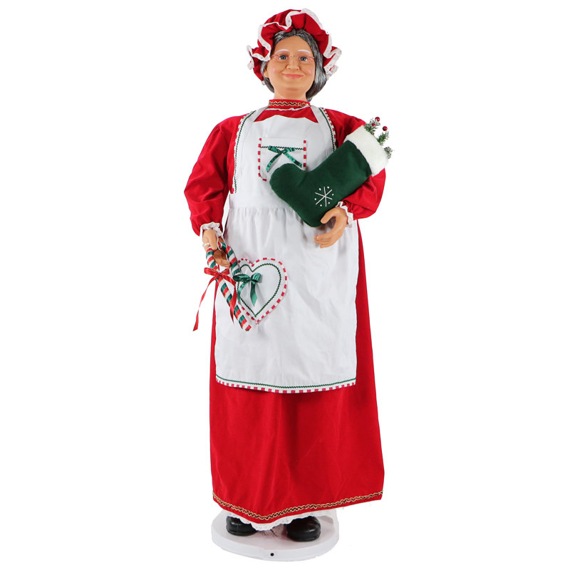 The Holiday Aisle Dancing Mrs Claus In Baking Outfit With