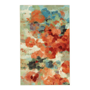 C And Green Rug Wayfair Thomason Colorful Garden C Green Area Rug