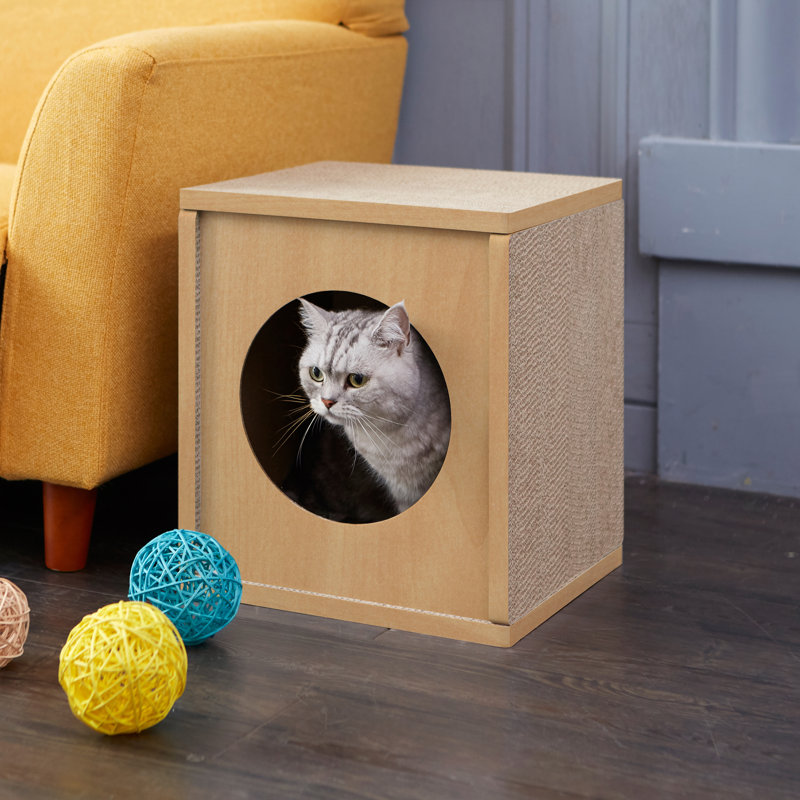Tucker Murphy Pet Ascencio Cat House Scratching Post & Reviews Wayfair