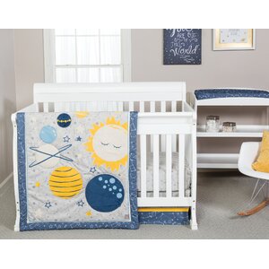 Galaxy 3 Piece Crib Bedding Set