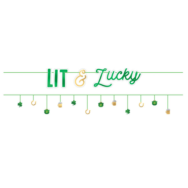 Amscan St Patricks Day Grapevine Wreath Leprechaun Decoration
