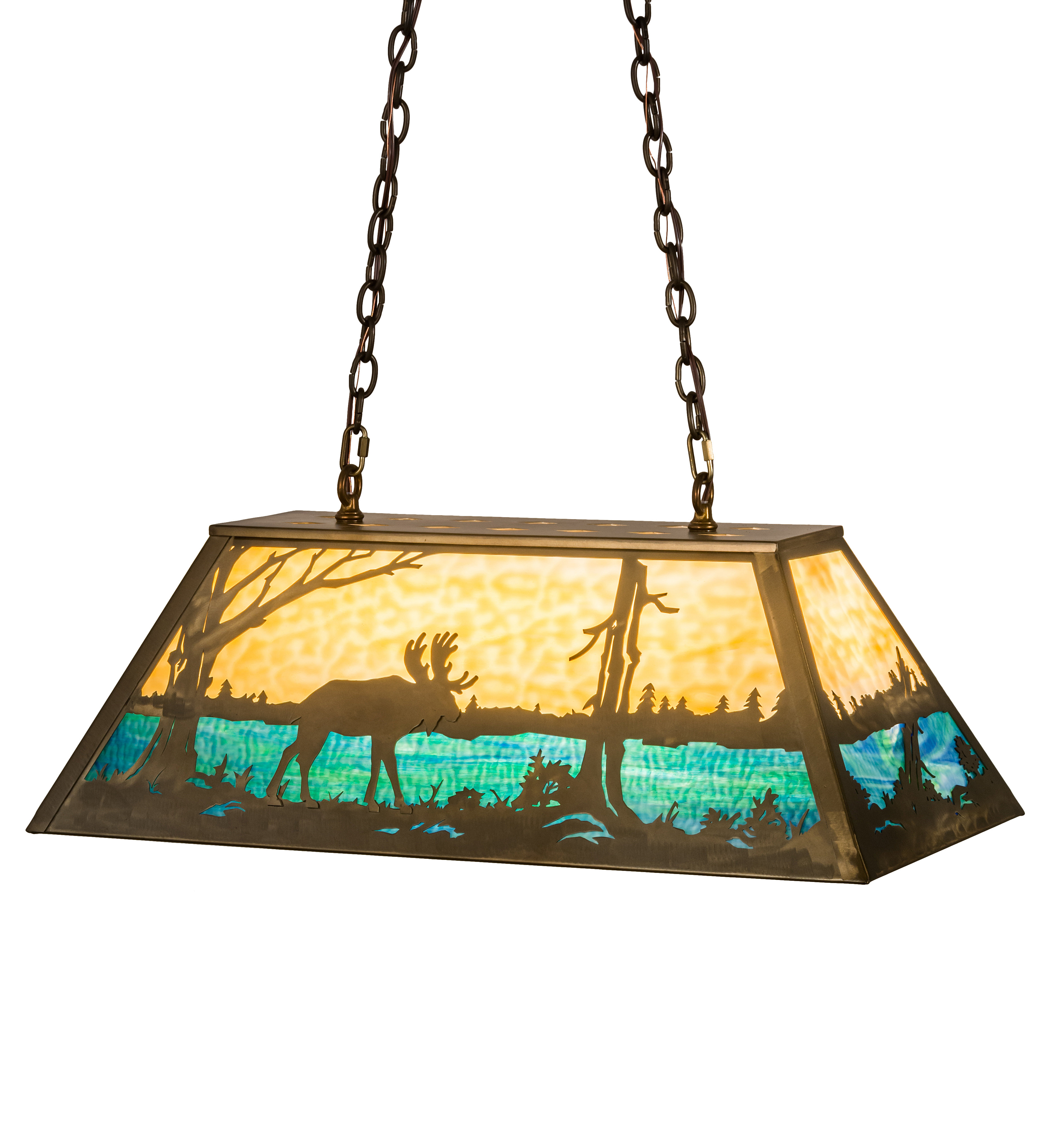Yamaguchi 6 Light Pool Table Lights Geometric Pendant Yamaguchi 6 Light Pool Table Lights Geometric Pendant