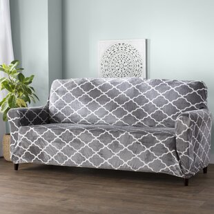 Box Cushion Sofa Slipcover By Alcott Hill