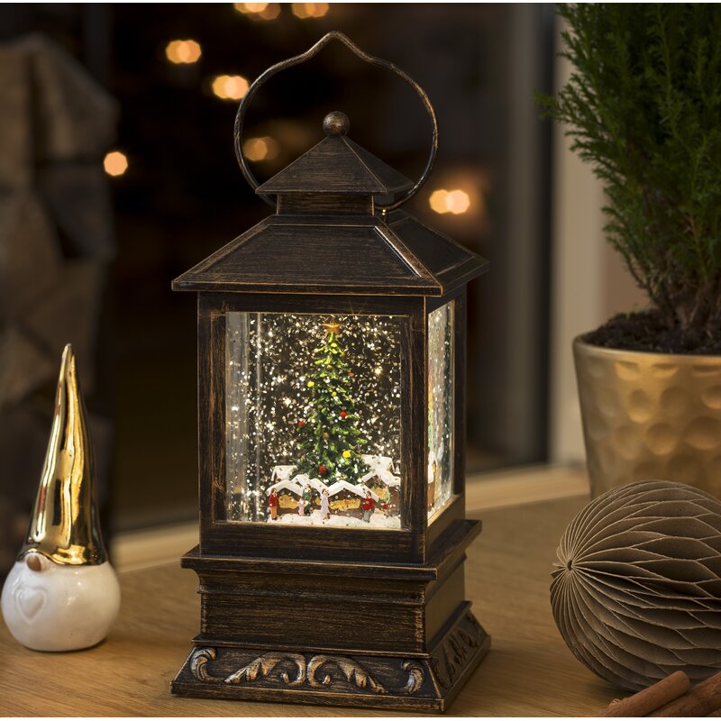 Konstsmide Snow Lantern with Christmas Market Scene & Reviews | Wayfair ...