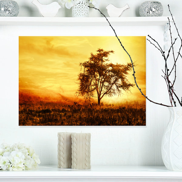 Tree Silhouette Art Wayfair