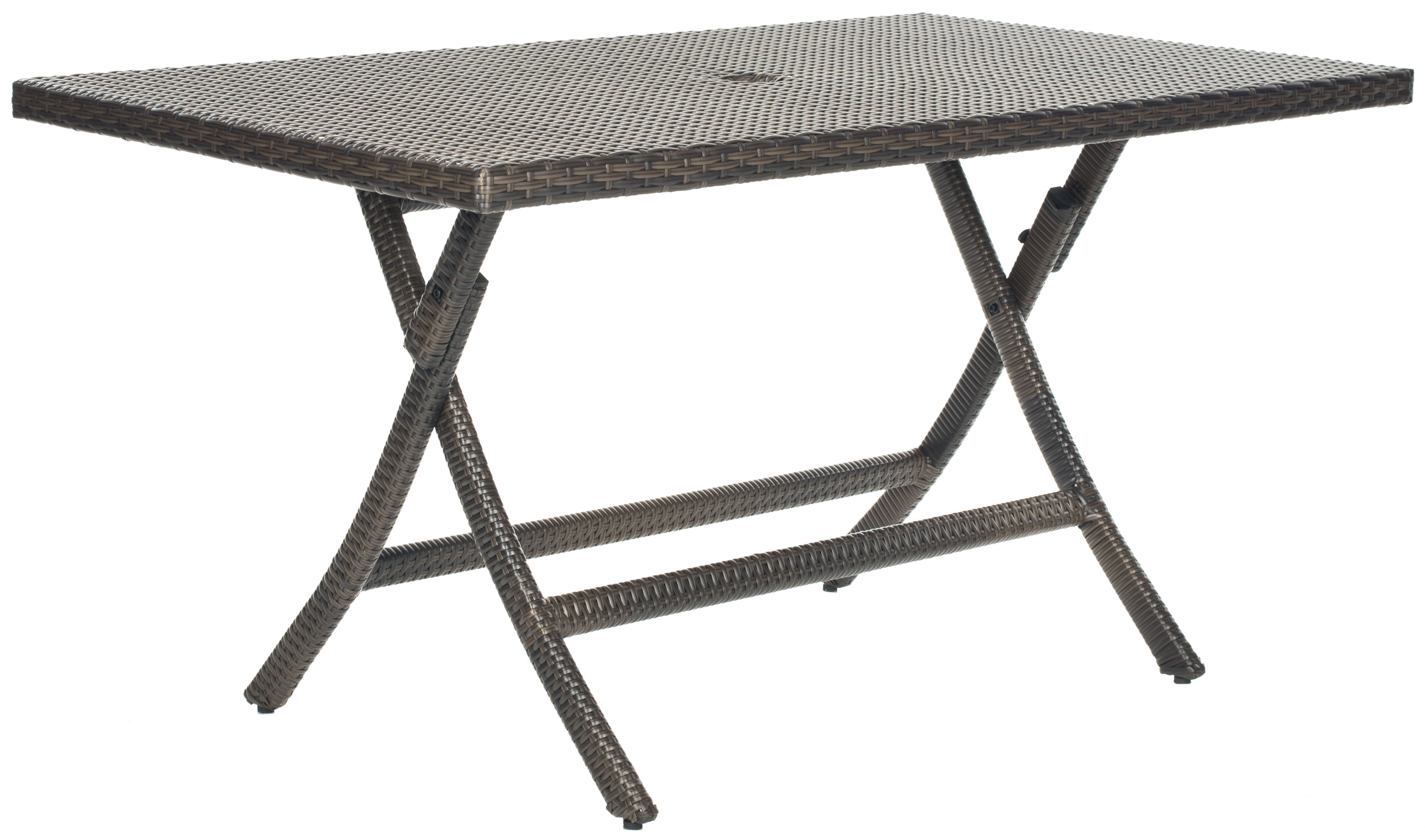 Copher Folding Wicker Dining Table Reviews Allmodern