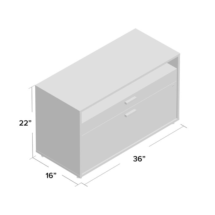 Hon Manage Credenza 2 Drawer Lateral Filing Cabinet Wayfair Ca