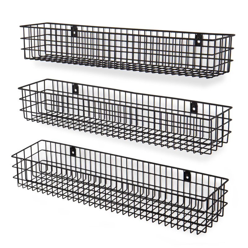 Rebrilliant Oldham Kansas Multisize Wall Storage Organizer Wall Baskets Reviews Wayfair