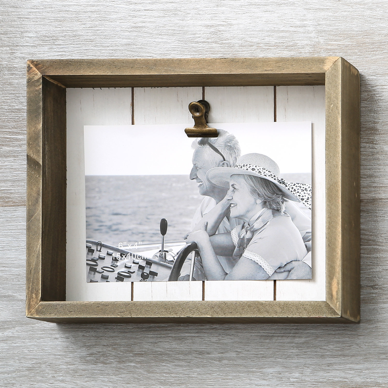 Highland Dunes Anja Wood Box Picture Frame With Clip Reviews Highland Dunes Anja Wood Box Picture