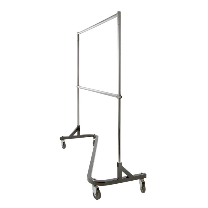 Econoco 58 25 W Add On Hangrail For Rolling Clothes And Garment Econoco 58 25 W Add On Hangrail For