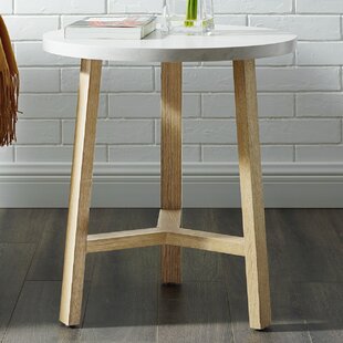 Lucian Round End Table By Ebern Designs