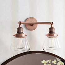 Wayfair | Copper Bathroom Vanity Lighting You'll Love In 2022