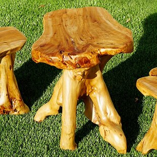 wooden mushroom chair