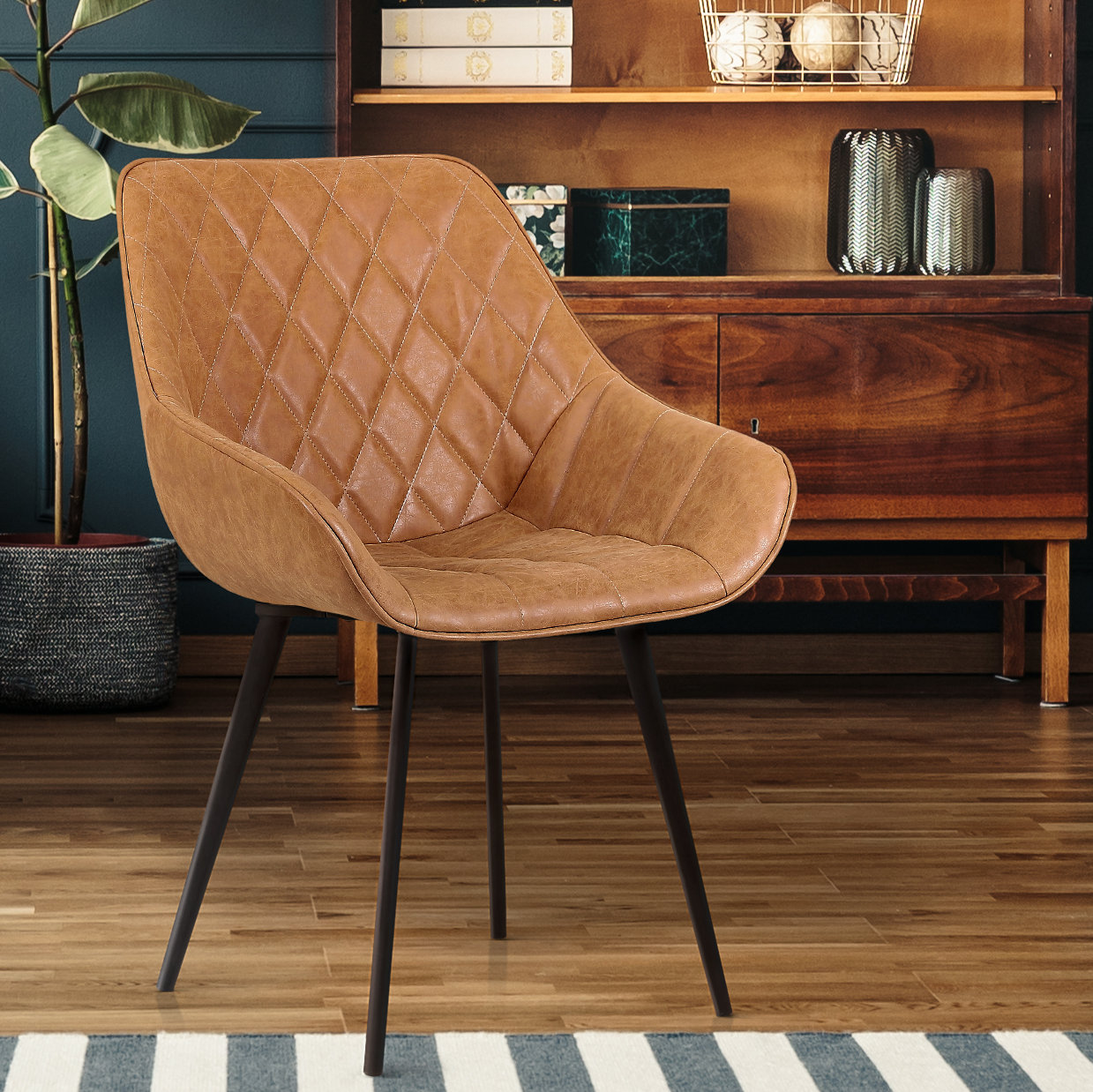 17 Stories Carrick Upholstered Parsons Chair Wayfair