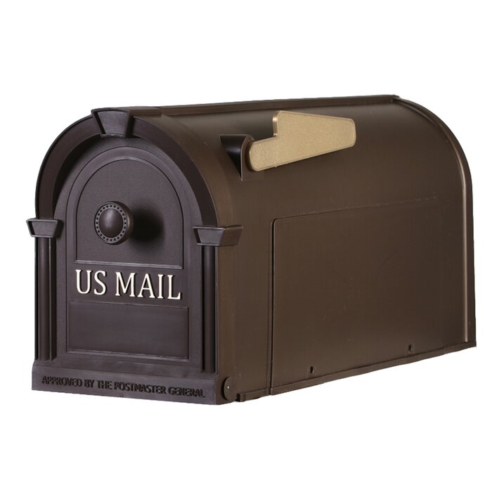 Postal Pro Mailboxes Hampton Post Mounted Mailbox & Reviews 