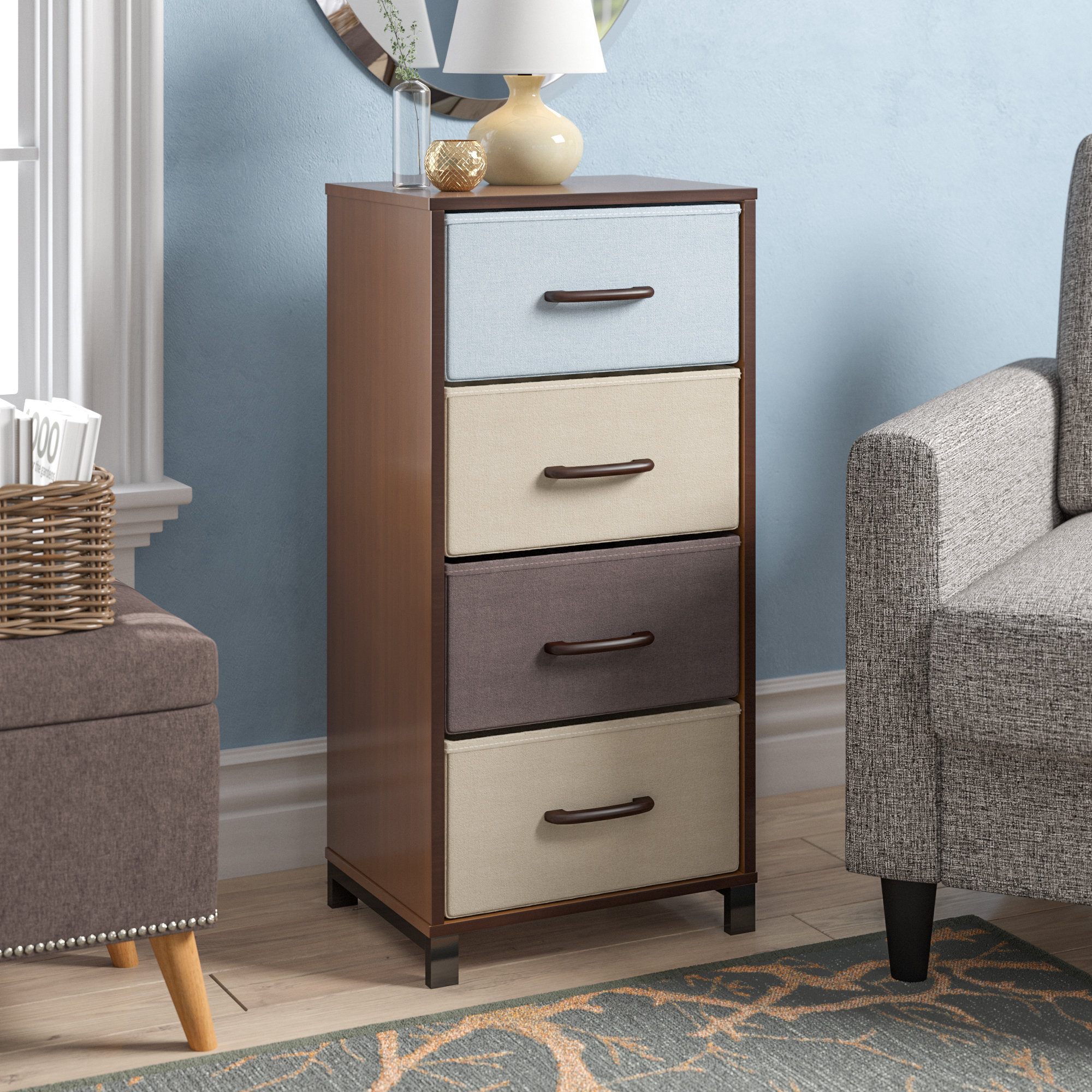 Rebrilliant Casiano Storage Stand 4 Drawer Accent Chest Reviews