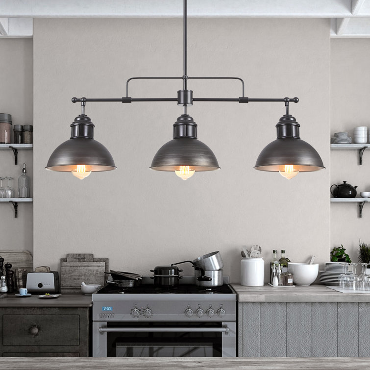 Abderus 3 - Light Kitchen Island Linear Pendant