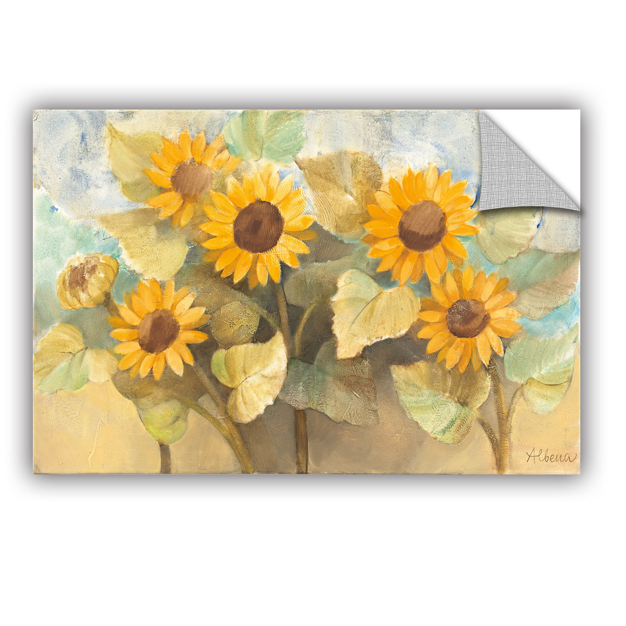 August Grove® Sunflower Garden Wall Decal Wayfair