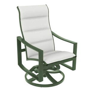 Kenzo Swivel Patio Dining Chair With Cushion by Tropitone