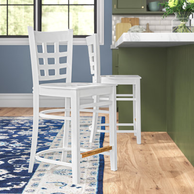 Arzella Solid Wood 24" Counter Stool