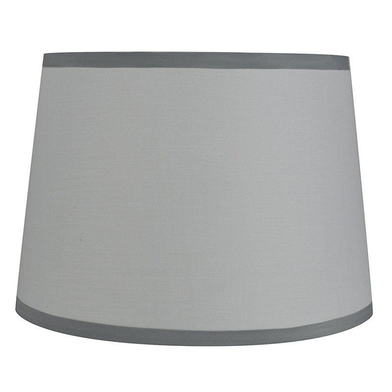 off white drum lamp shade