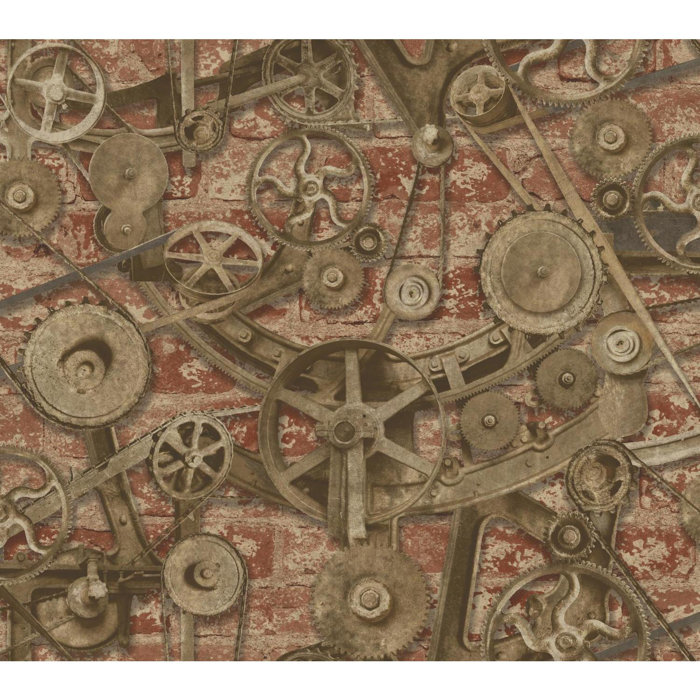 York Wallcoverings Menswear Torque 27’ L x 27" W Wallpaper Roll | Wayfair