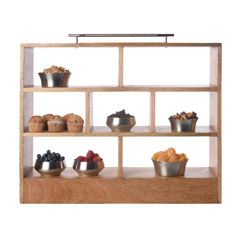 Wfx Utility Paulis 19 25 H X 22 W Wood 3 Tier Stand Spice