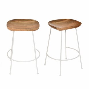 axelle solid wood bar stool