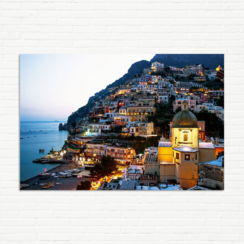 Ebern Designs Duskat Positano Photographic Print On Canvas Reviews Wayfair