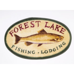 Fish Bathroom Rugs Wayfair Rather Be Fishing Bath Rug