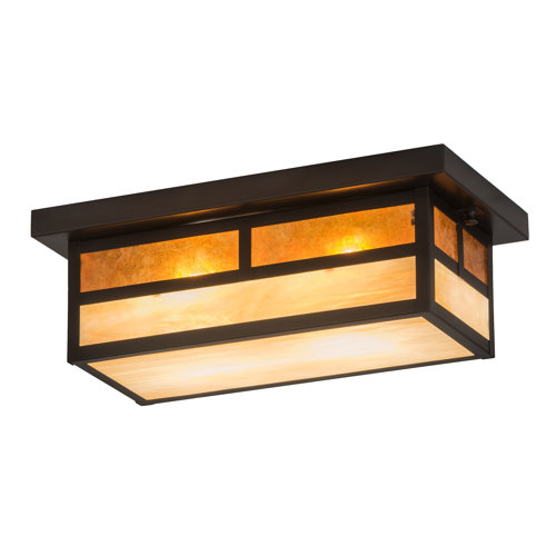 Bloomsbury Market Youngblood Oblong 2 Light Flush Mount Wayfair