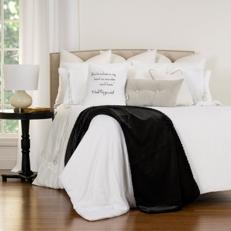 F Scott Fitzgerald Afternoon Cafe Snow Duvet Cover Insert Set
