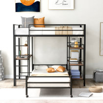 Desk Metal Bunk Beds You Ll Love In 2021 Wayfair