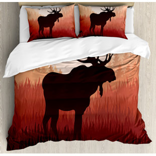 Moose Duvet Cover Wayfair