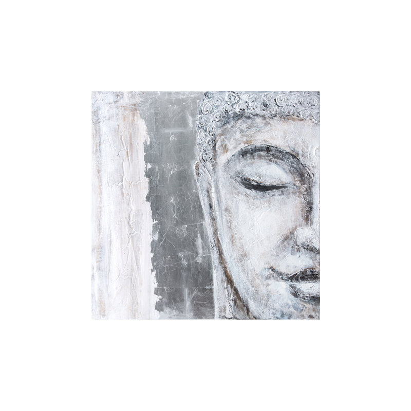 World Menagerie Buddha 2 Acrylic Painting Print Multi Piece