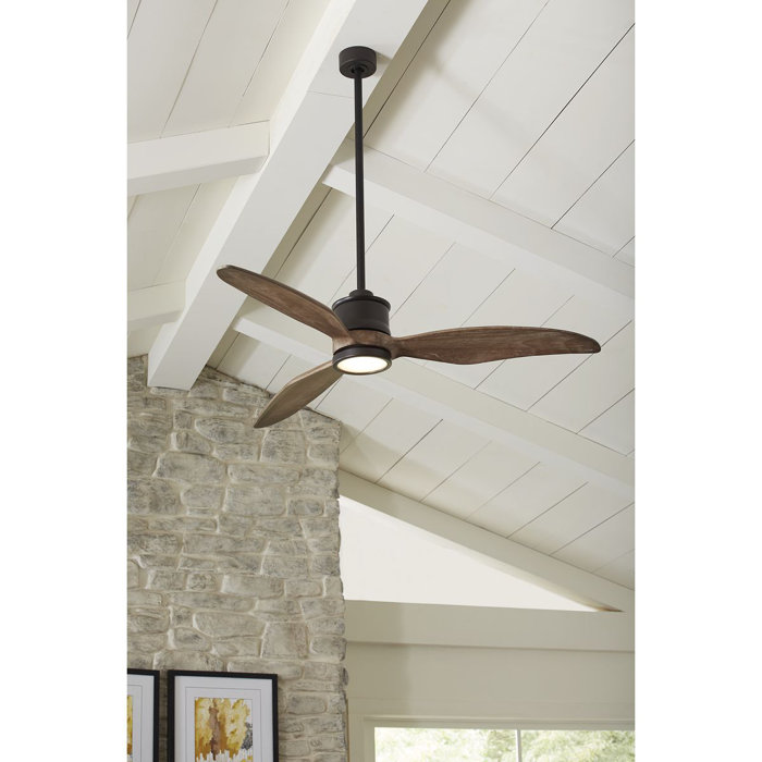 60 Bradfield 3 Blade Led Ceiling Fan With Remote Light Kit Included