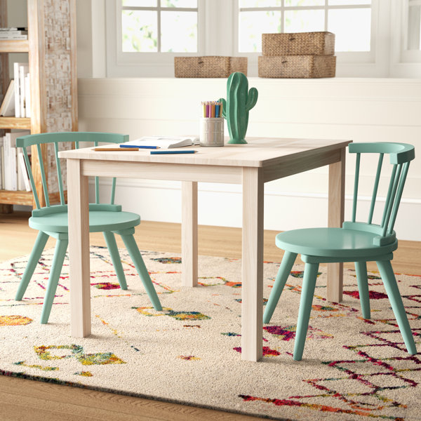 Kids child writing table homework study desk with 6 draver office cabinet