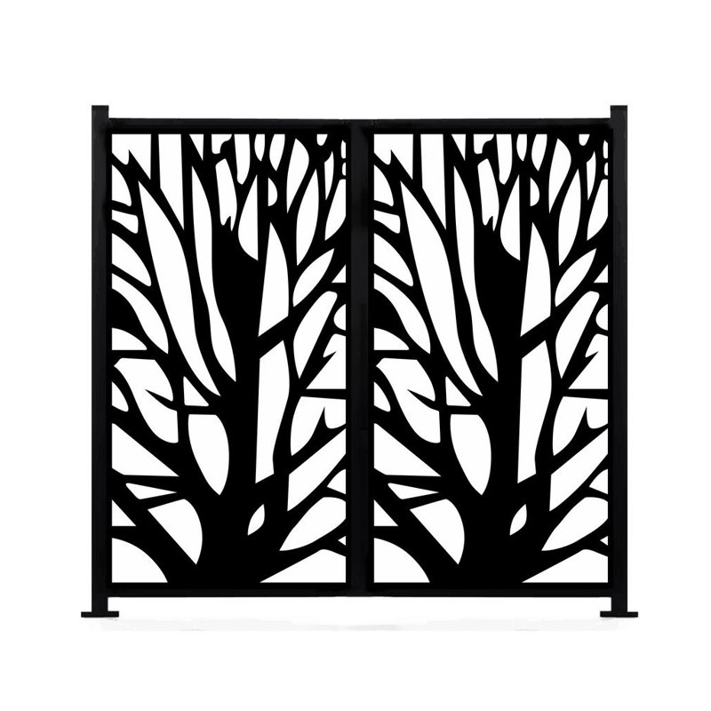 Porpora 4 5 Ft H X 4 5 Ft W Metal Privacy Screen Wayfair