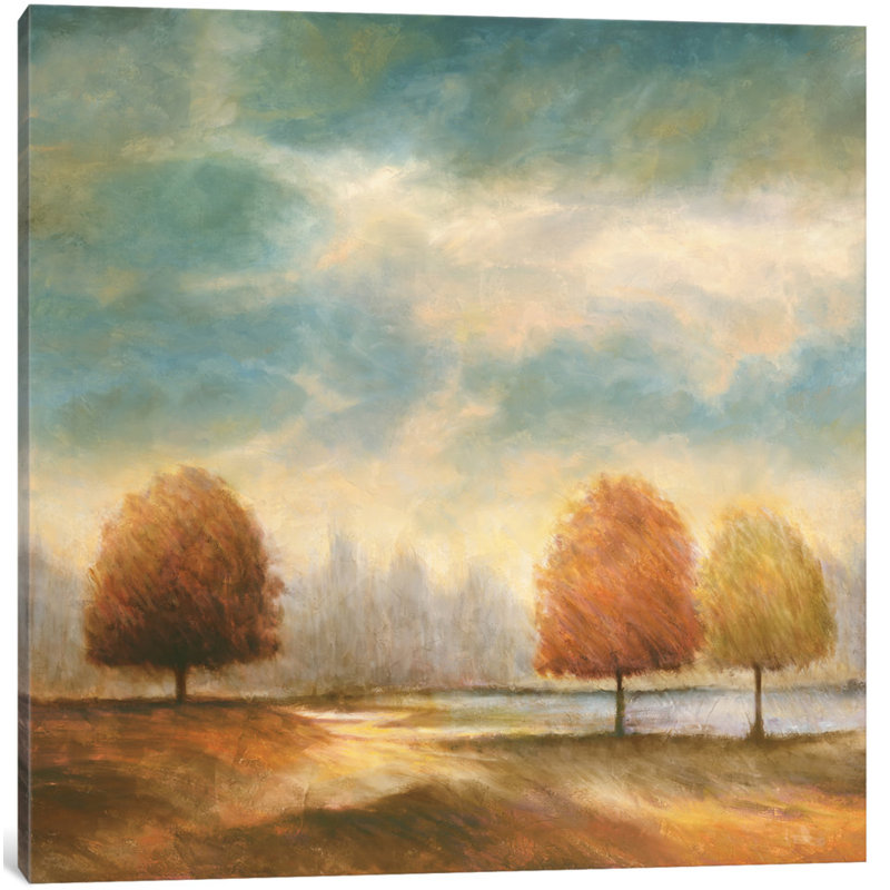 East Urban Home Light And Shadows Ii Painting Print On Canvas