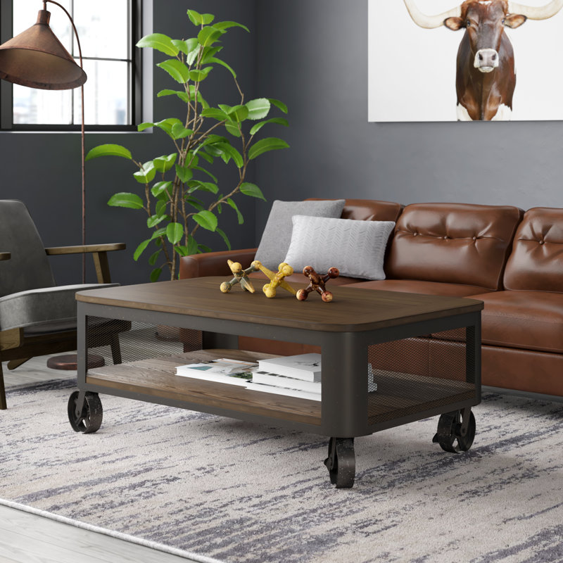 Creatice Coffee Table On Wheels 