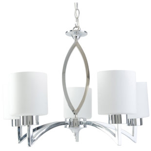 Go to store & view more images Mcmorris 5-Light Shaded Chandelier by Winston Porter