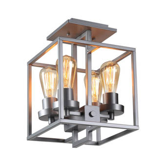 Rosdorf Park Evelin 3 Light 18 Unique Statement Tiered Semi Flush Mount Wayfair